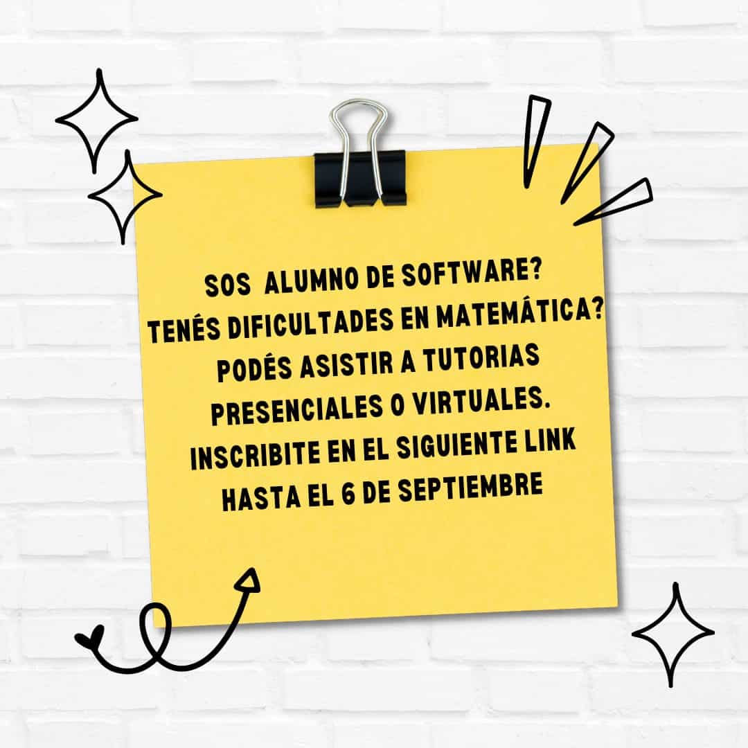 TUTORIA MATEMATICA